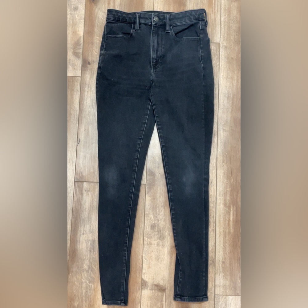 American Eagle black skinny jeans